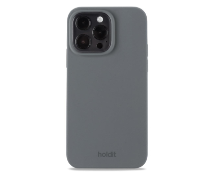 Etui do telefonów Holdit Silicone Case iPhone 14 Pro Max Space Gray